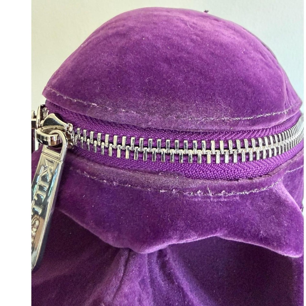 Killstar grave digger skull backpack purple velvet - Picture 6 of 8